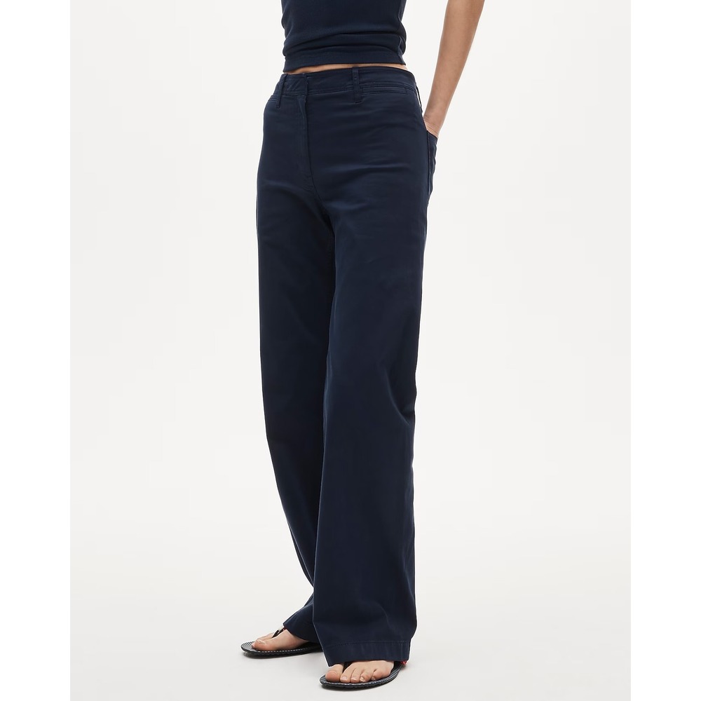 NWT 2026 J.Crew Wide Leg Chino Pants Womens 35‎ Preppy Office Academia Classic
